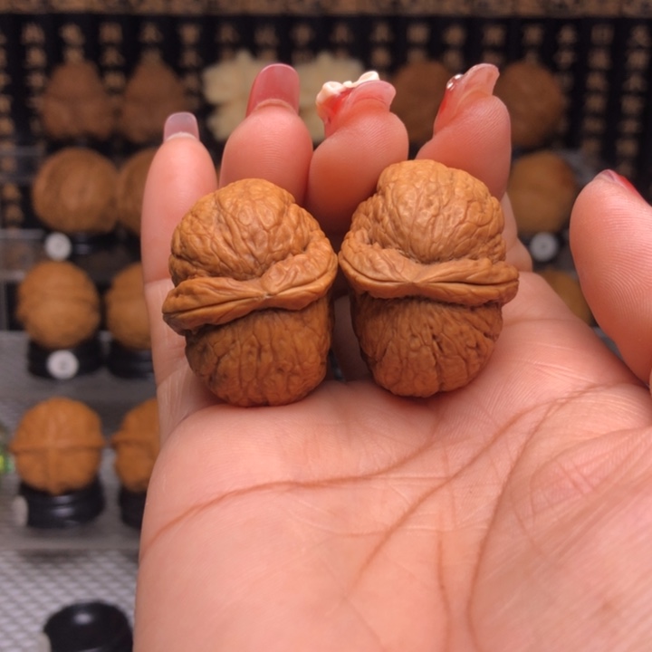 橄榄核吊坠72半壁异形