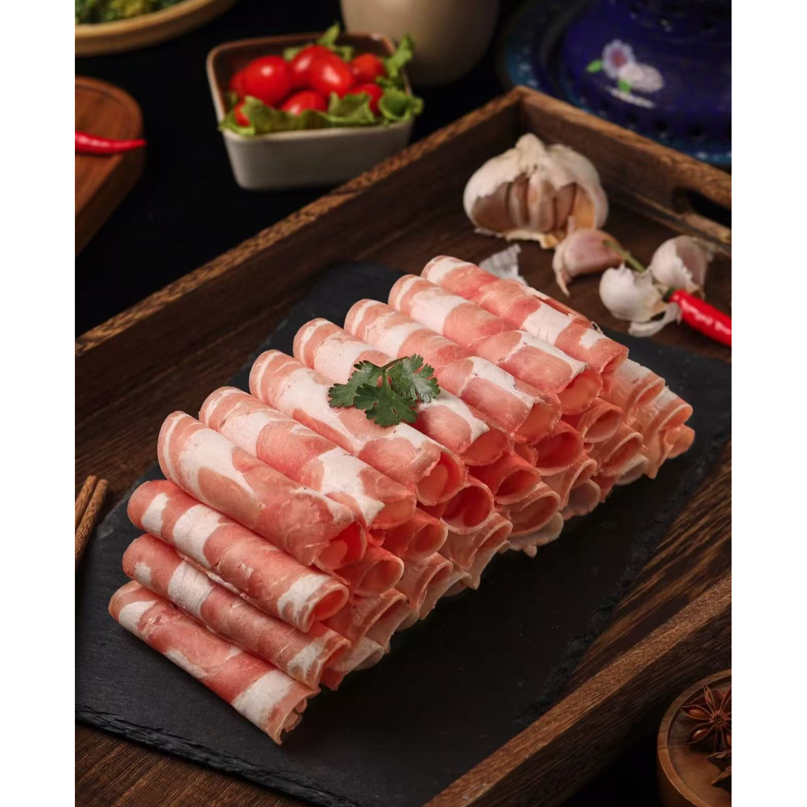 【晟易切片牛羊肉卷】原切牛羊肉卷三斤切片组合 零添加剂不合成