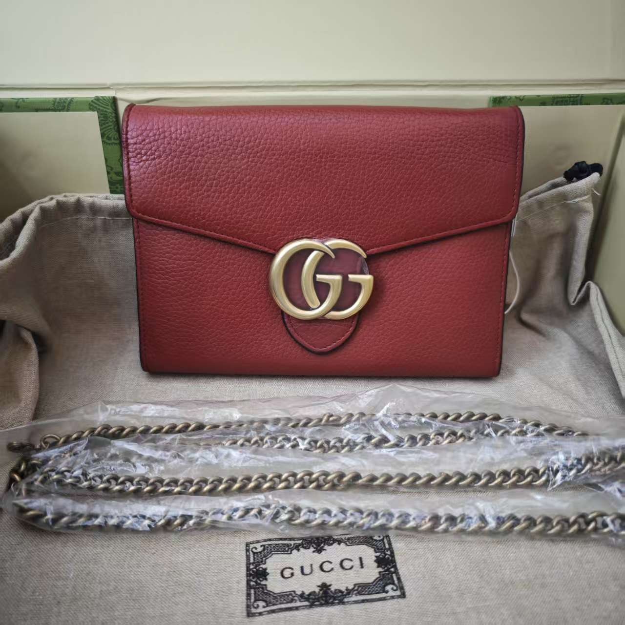 99新 GUCCI/古驰 斜挎包 1864 5923