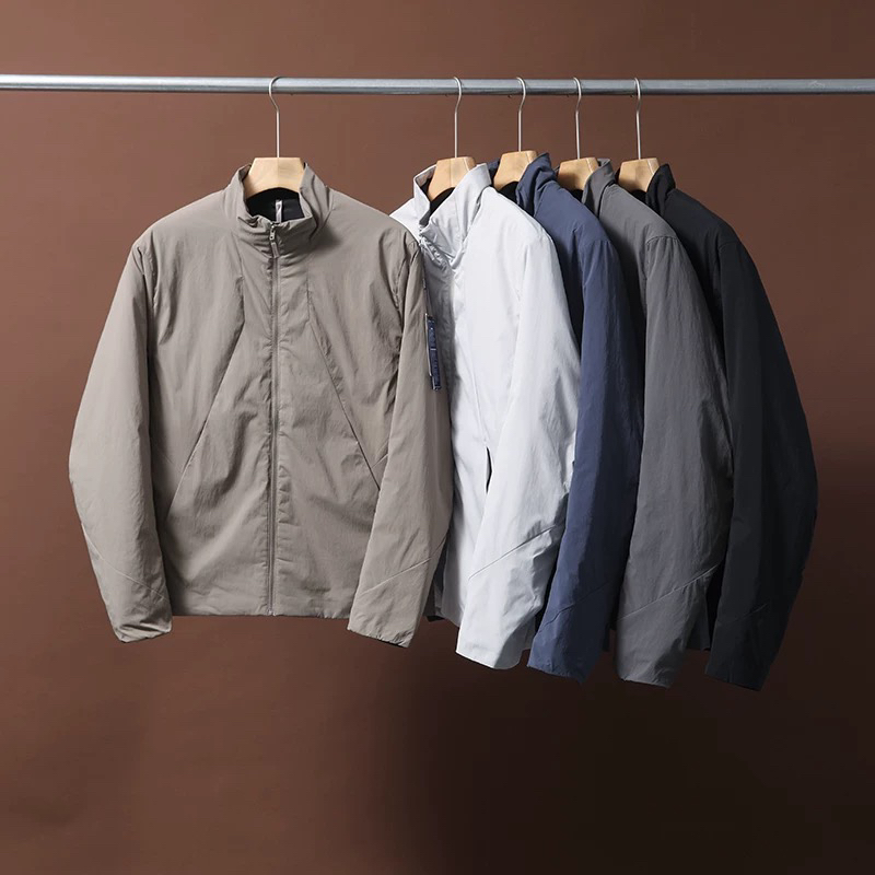 【灵魂剪裁】秋冬商务V系列男士户外轻量化立领防风防水保暖棉衣