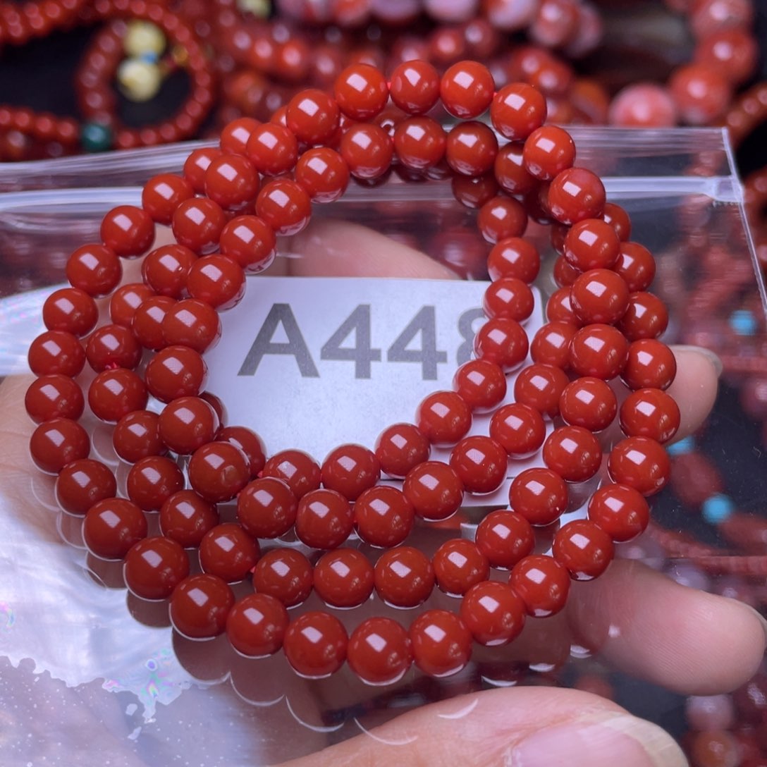 南红玛瑙手链未镶嵌思**厚