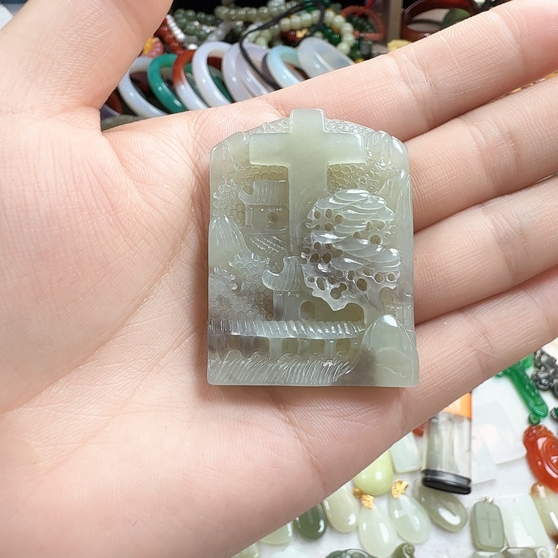 和田玉颈饰未镶嵌