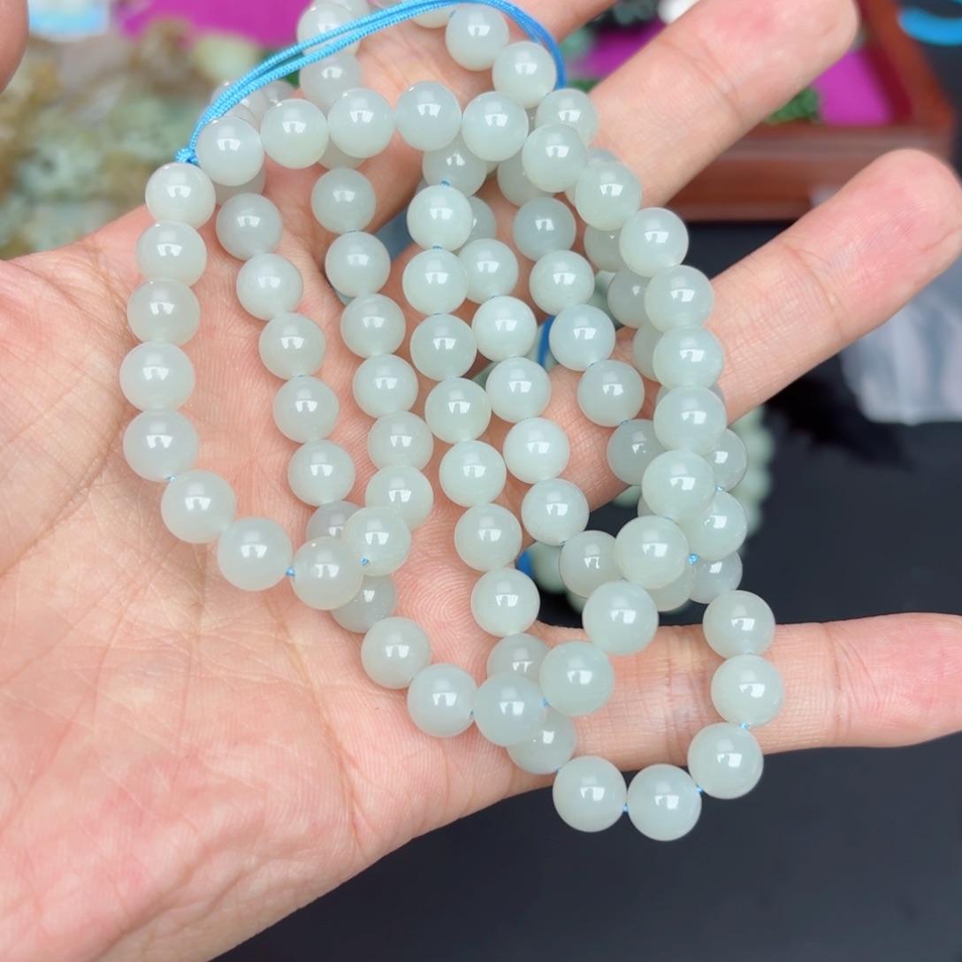 和田玉手链拍一发一多样性未镶嵌