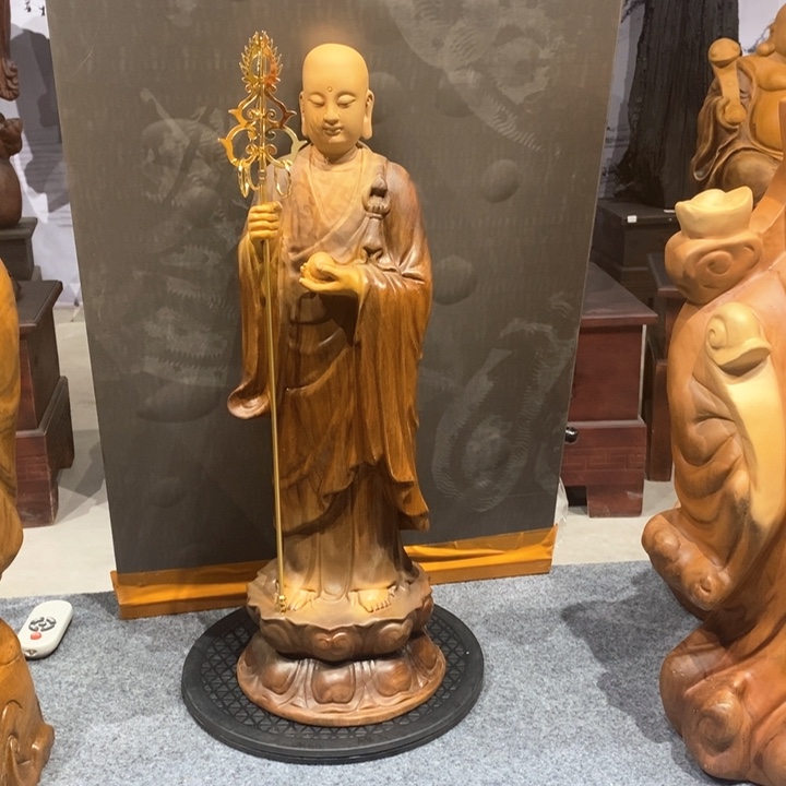 香樟木望**远工艺品