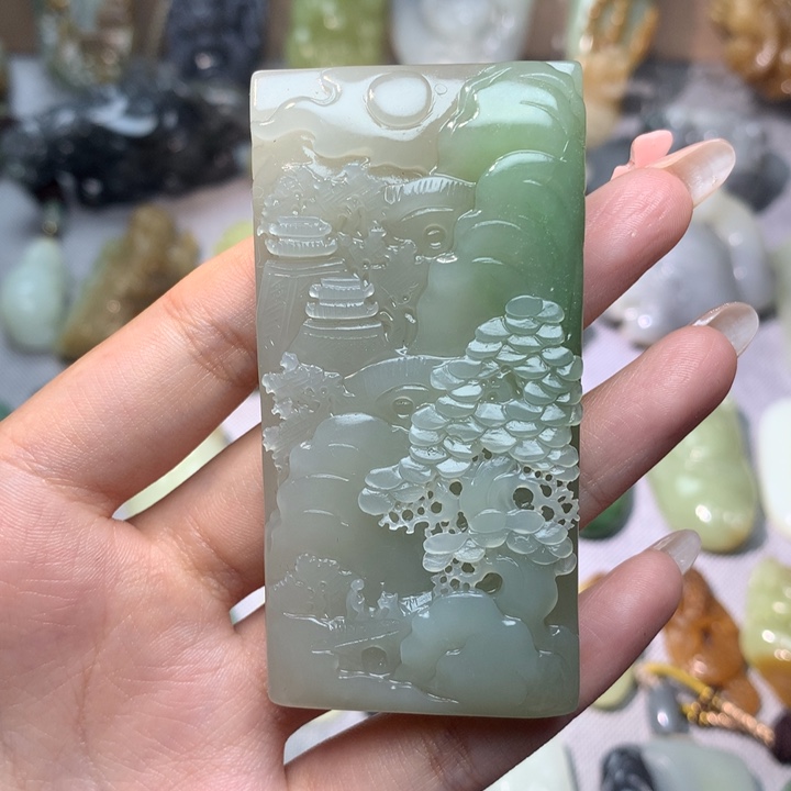 和田玉挂件未镶嵌执*