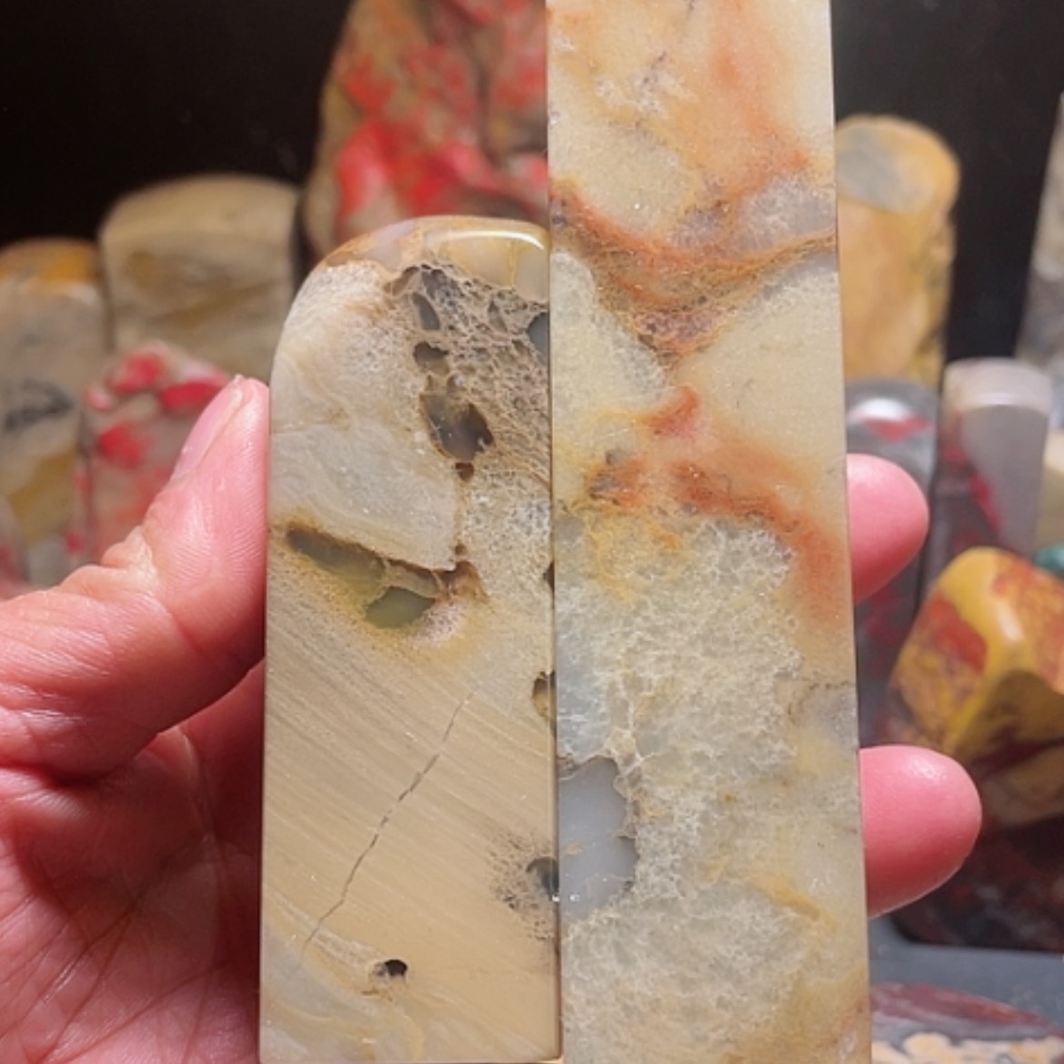 【闪购商品】昌化石了***人昌化红花月光章