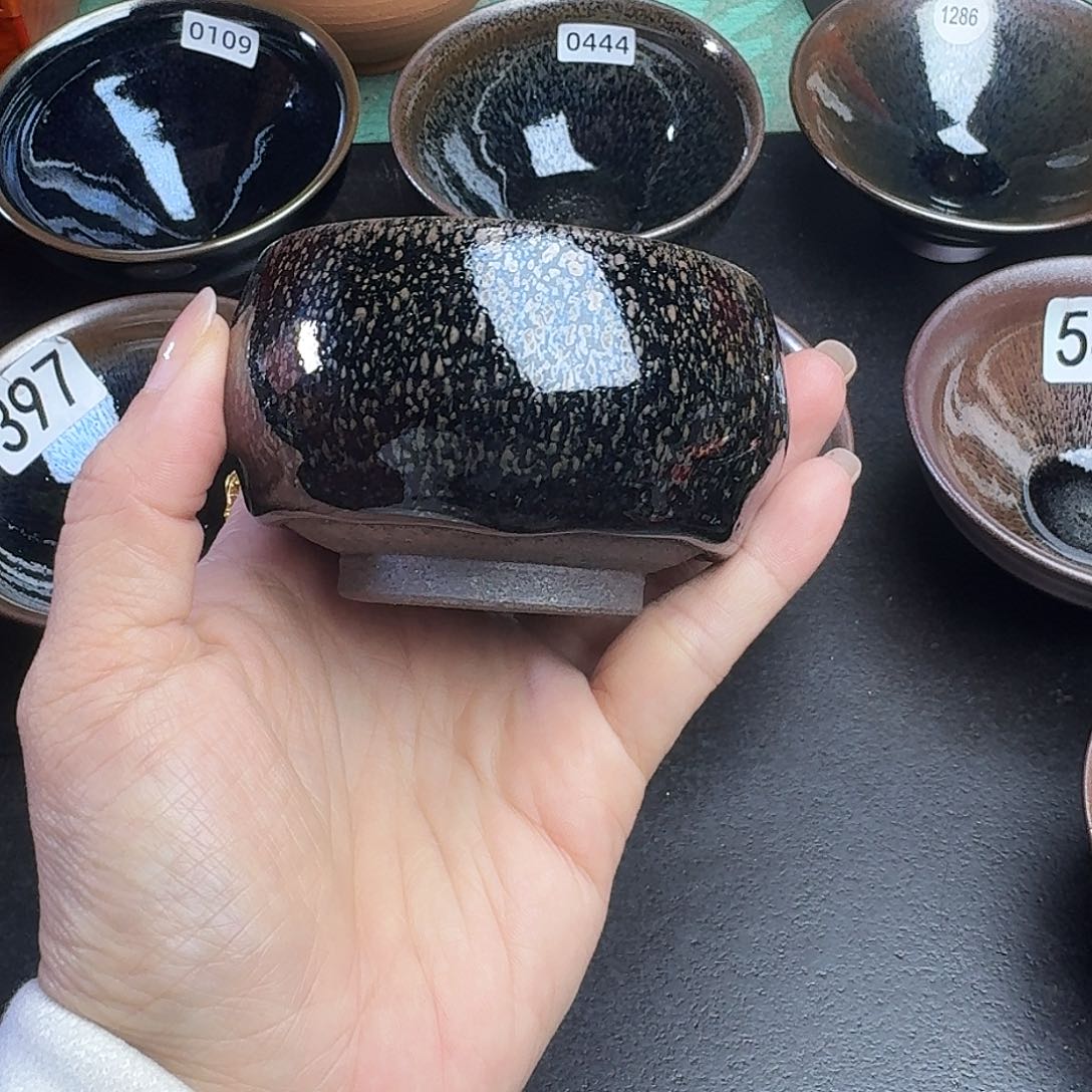 茶盏327 柴烧手工主人杯