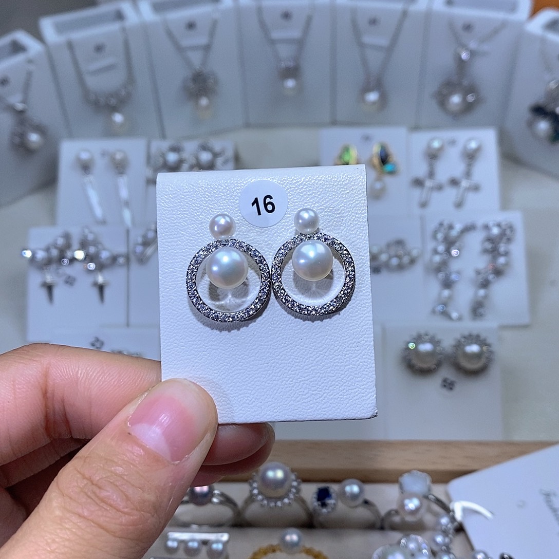 耳饰未镶嵌淡水珍珠