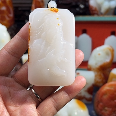 和田玉挂件未镶嵌