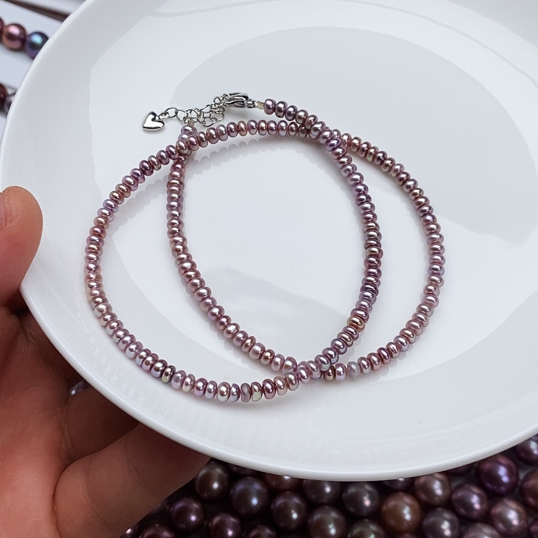 淡水珍珠颈饰合金