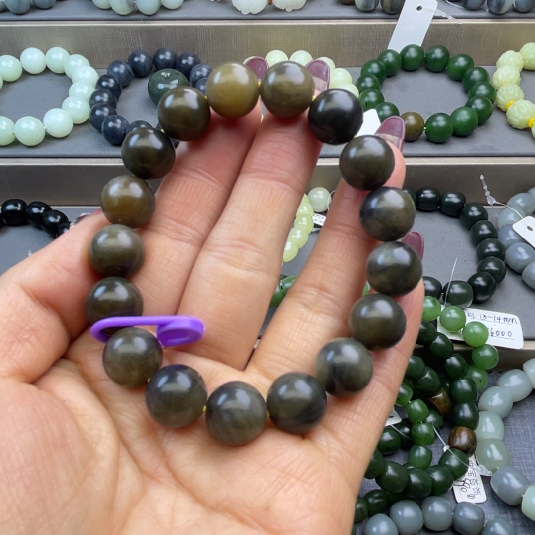 和田玉手链未镶嵌