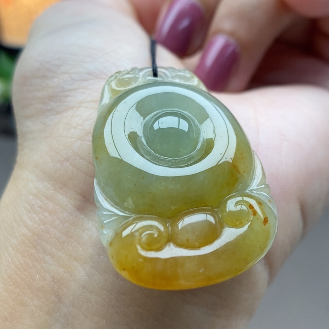 翡翠未镶嵌颈饰吊坠16