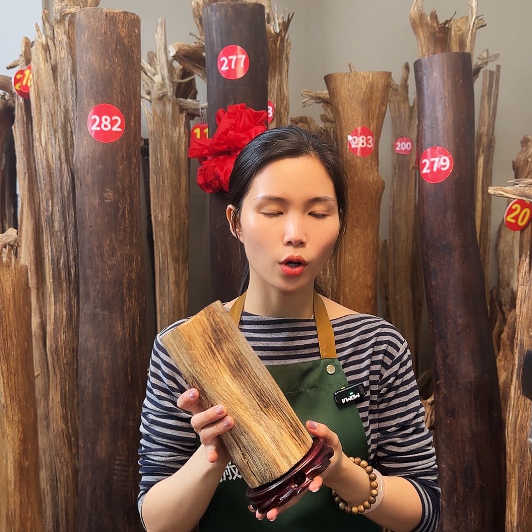 沉香摆件沉香原木工艺品摆件➕底座