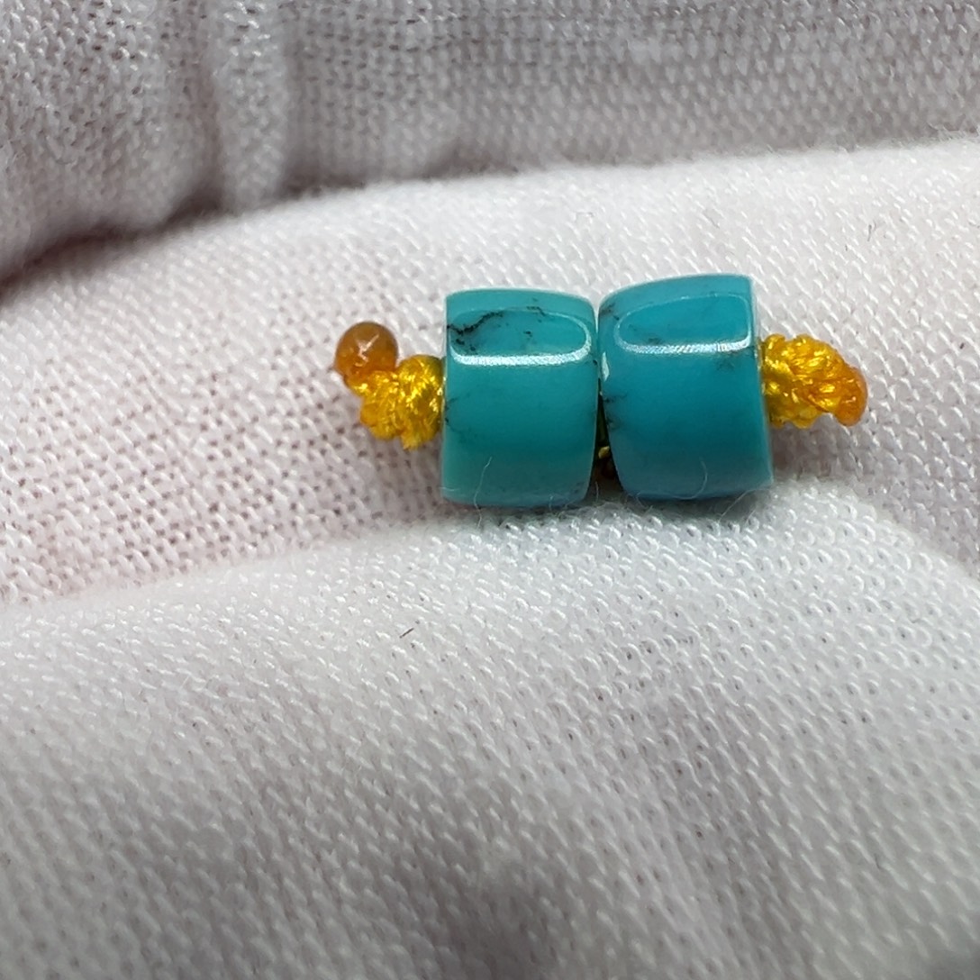 绿松石未镶嵌配饰5.5×3.6