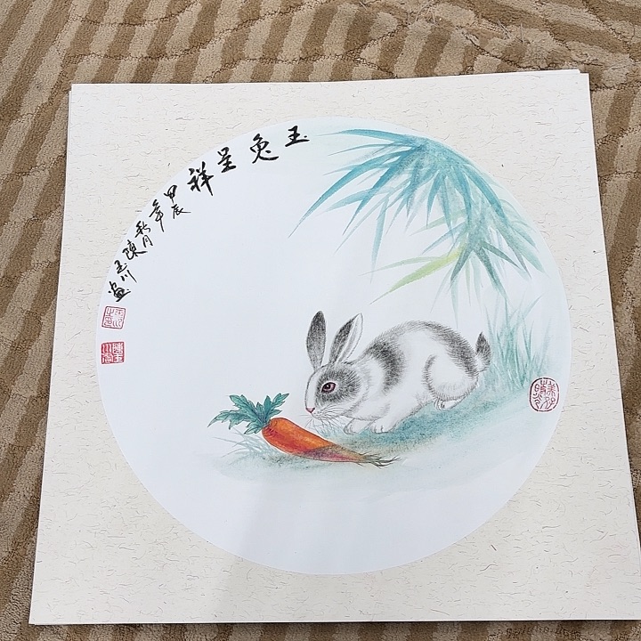 国画花鸟的翅膀和翅膀是一种