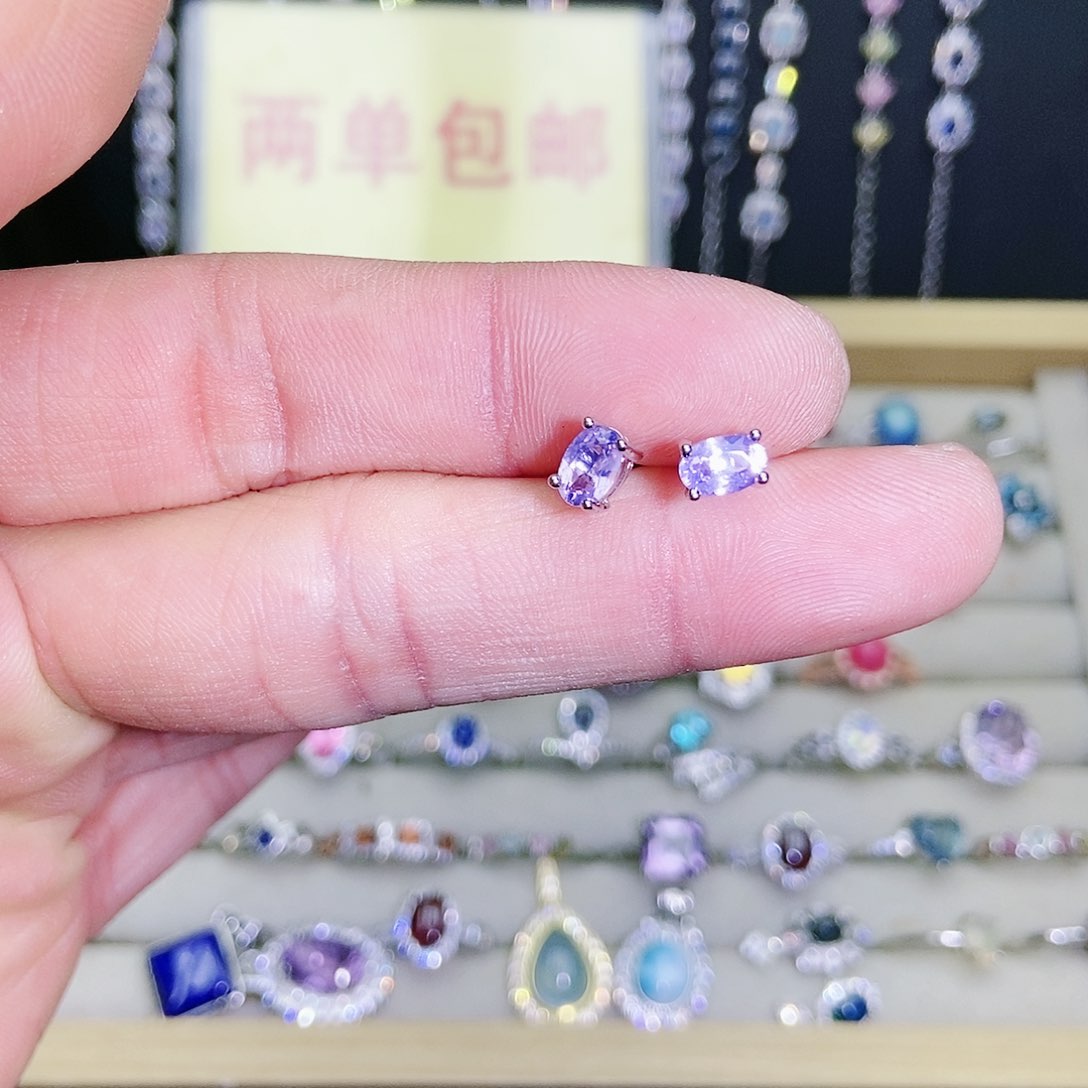 【闪购商品】未镶嵌耳饰水晶