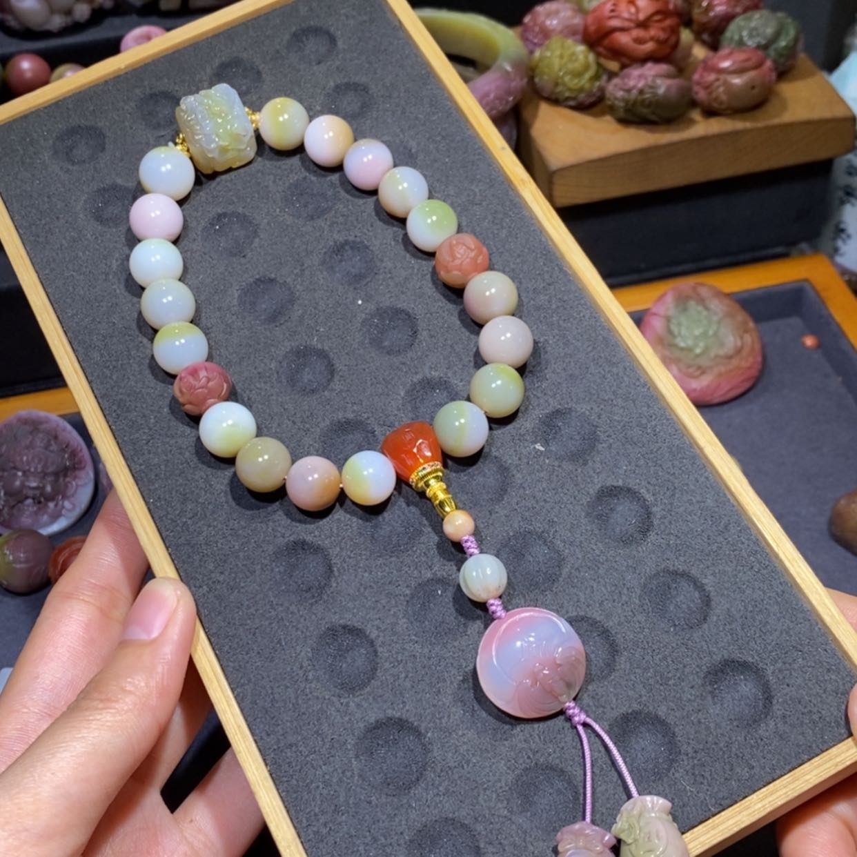 【闪购商品】未镶嵌手链玛瑙/玉髓盐源玛瑙