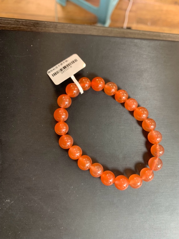 保山天然原矿南红手串9mm