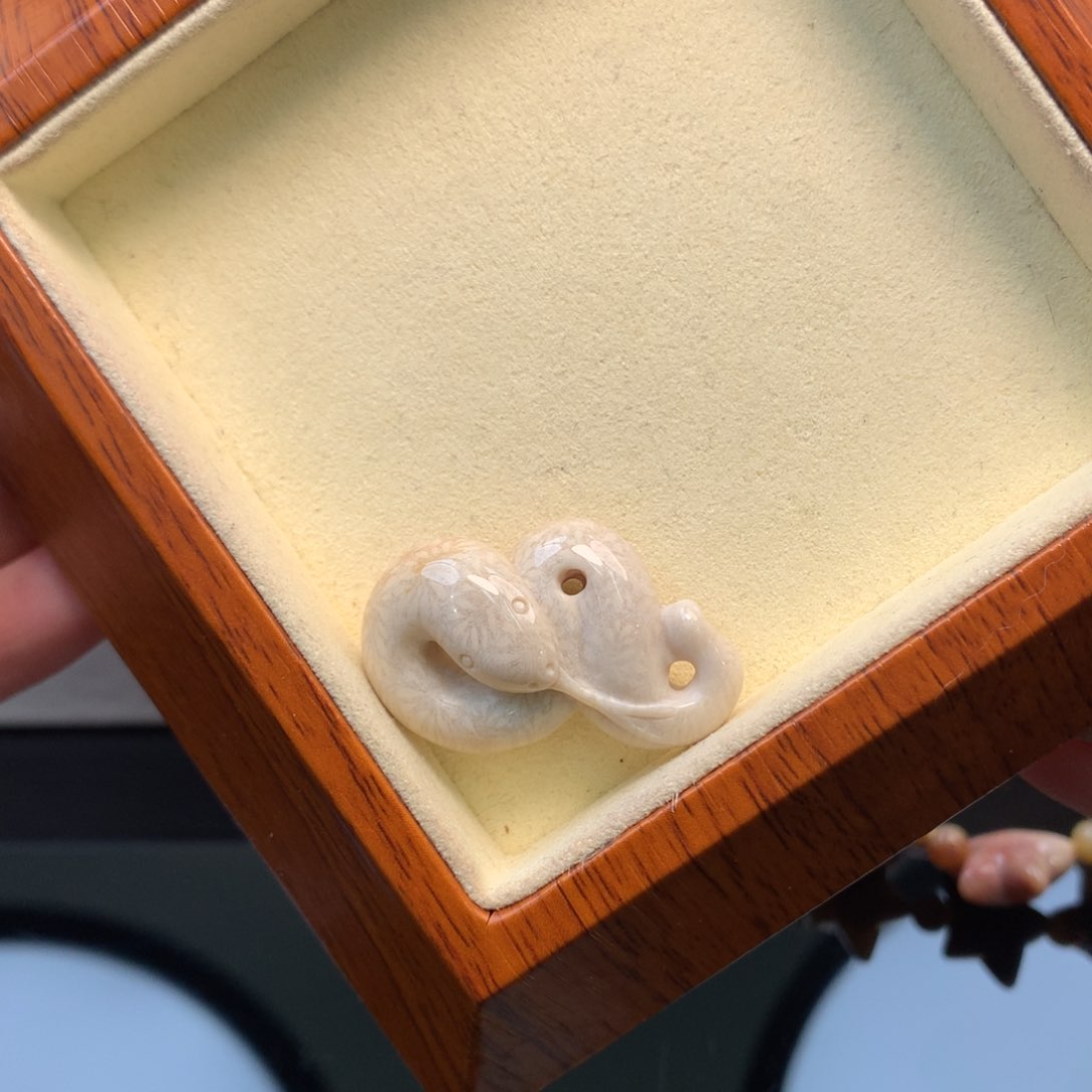 硅化珊瑚（珊瑚玉）颈饰未镶嵌