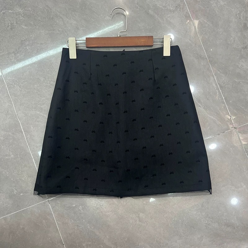 【锦衣服饰】030 法式蕾丝显瘦高腰气质半身裙