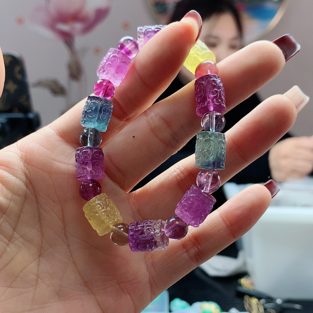 【闪购商品】萤石手链未镶嵌，