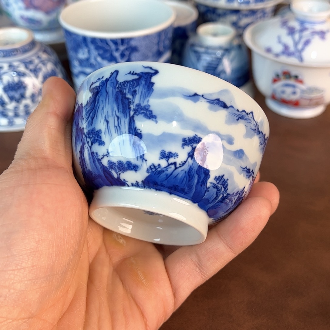 杯景德镇全手工手绘陶瓷