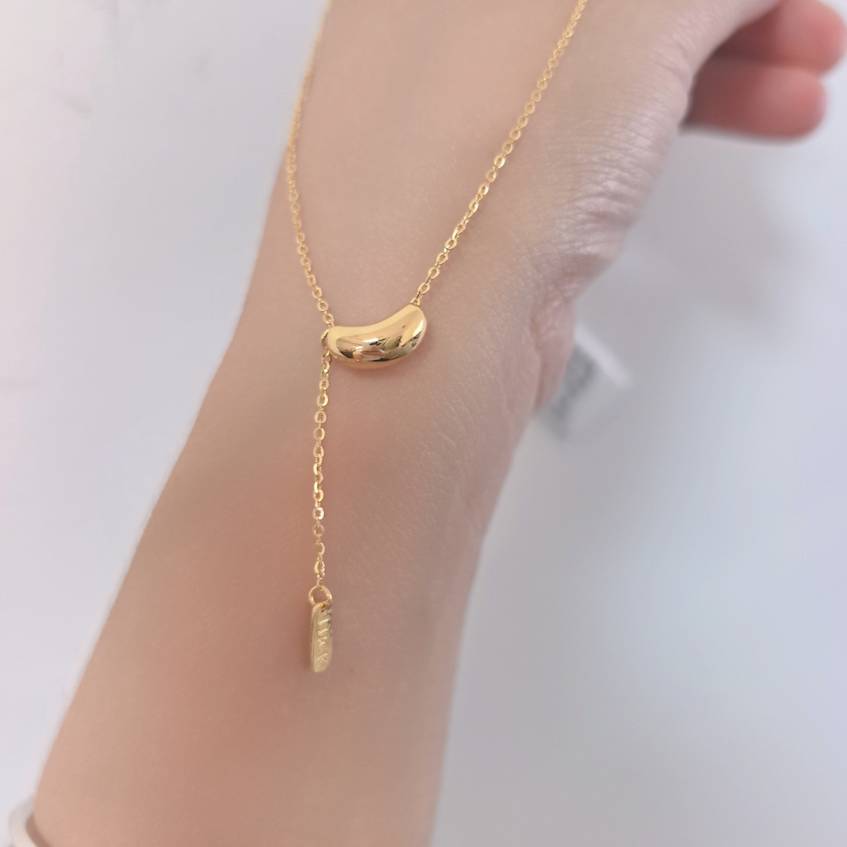 足金999相思豆5G黄金项链时尚百搭黄金首饰足金套链5044