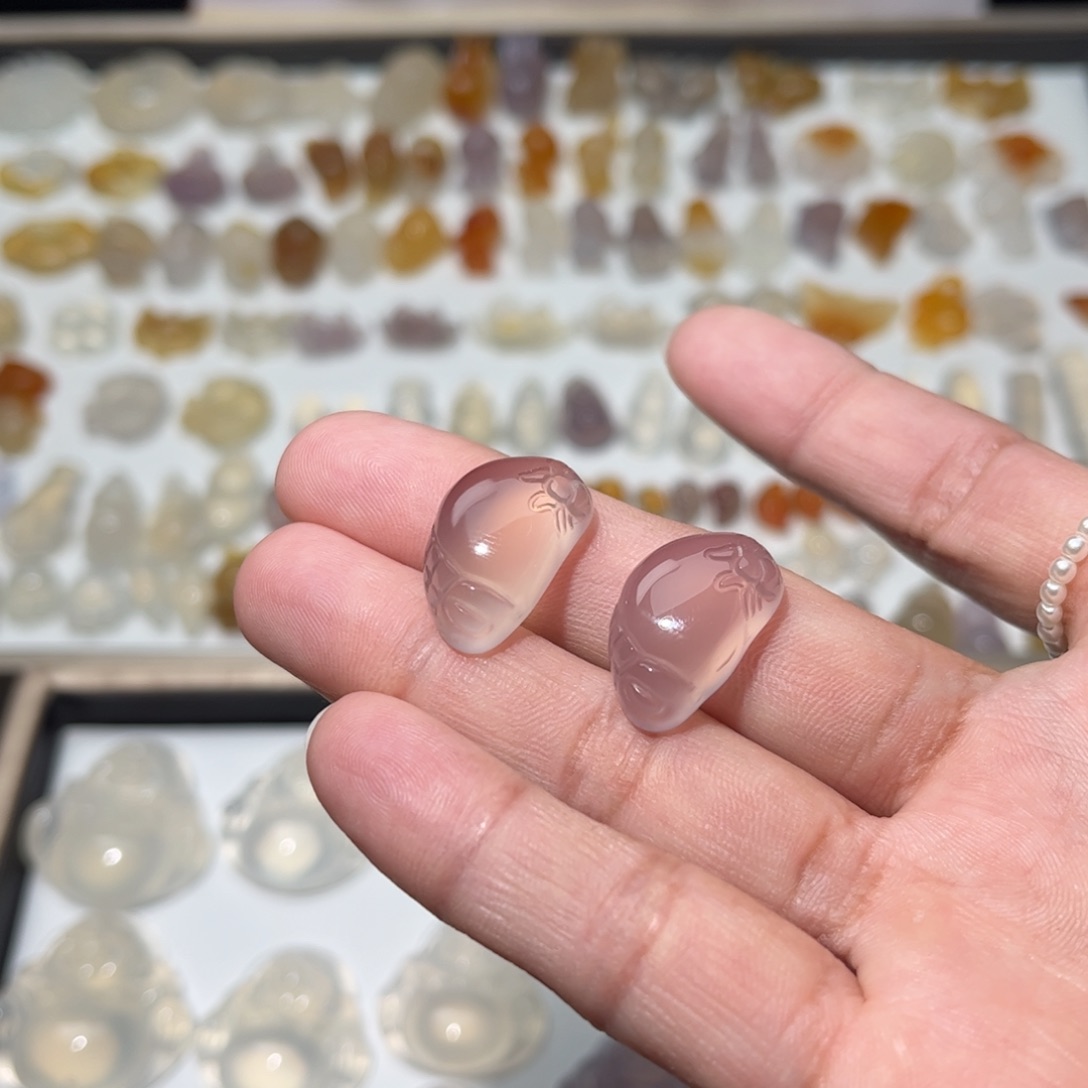 玛瑙/玉髓合金颈饰