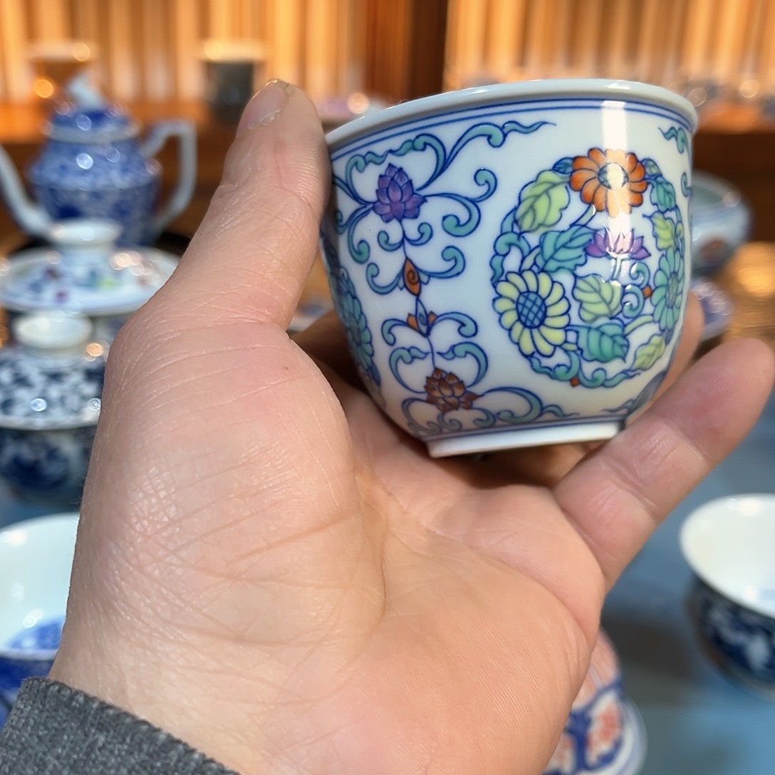 錡镇堂手工手绘绘杯