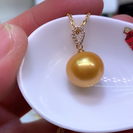 淡水珍珠耳饰银S925镶嵌