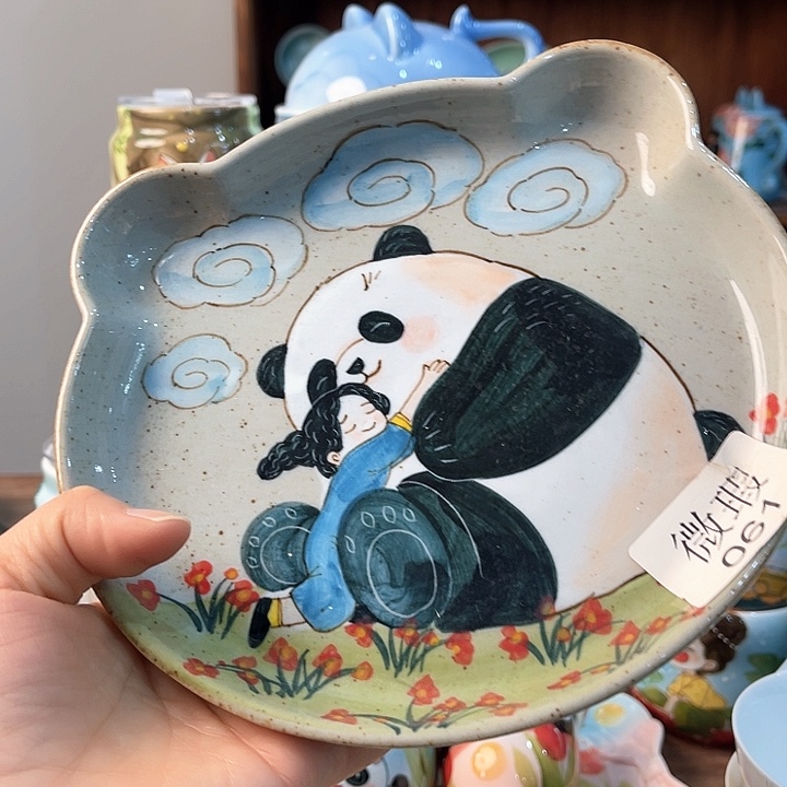 陶景德镇釉下手绘陶瓷 