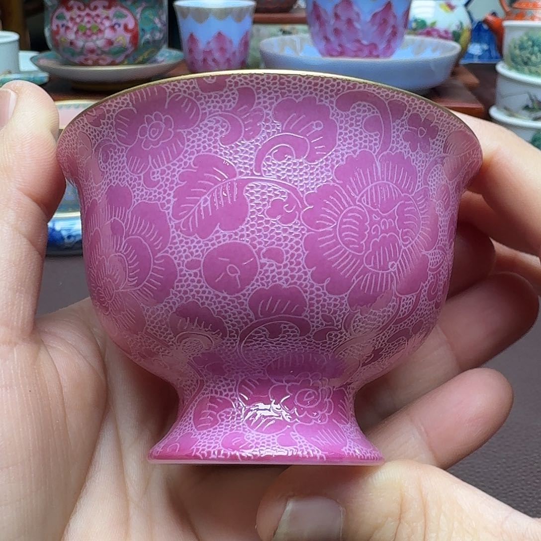 瓷片景德镇仿古手工制作精品展示