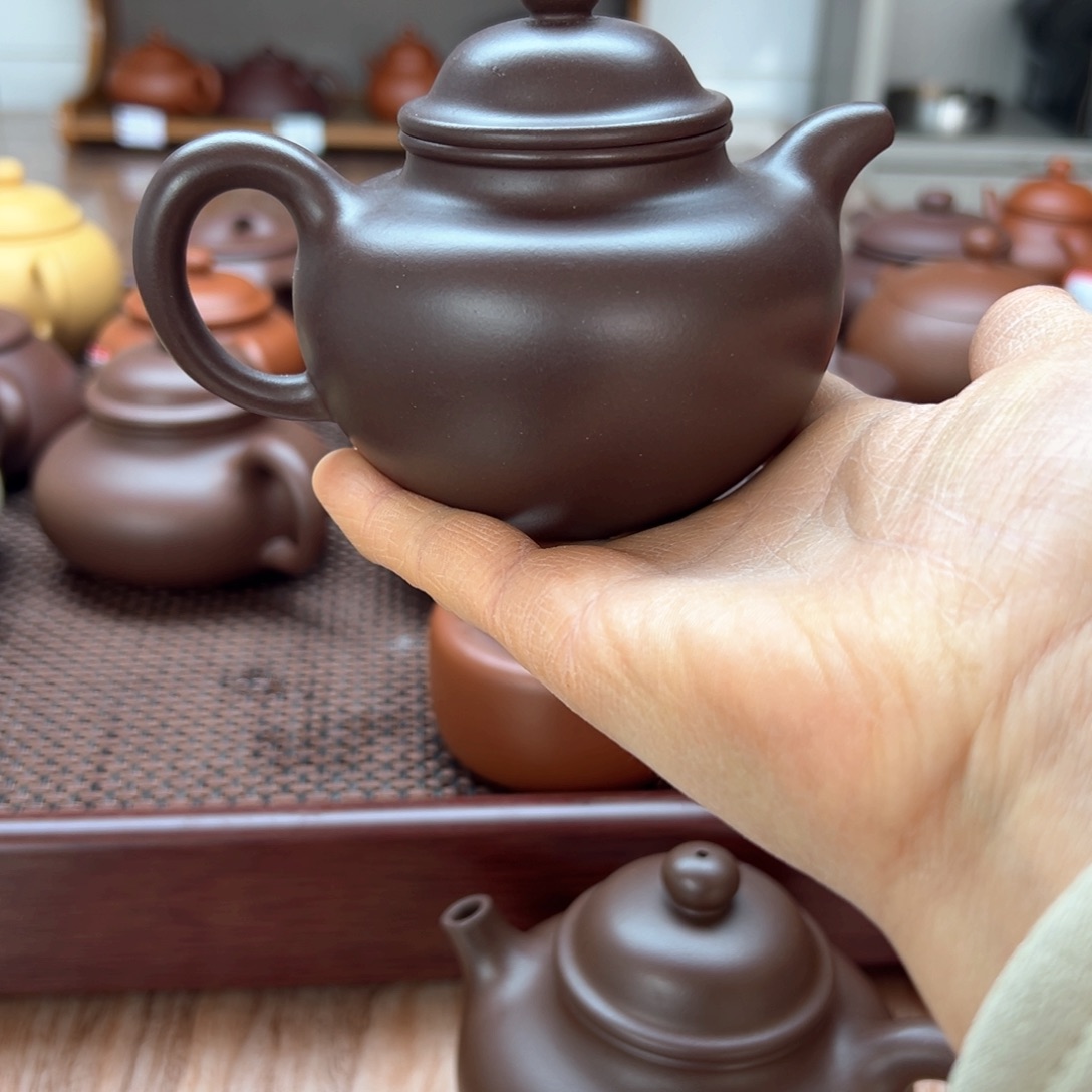 糖*人紫砂半手得球壶