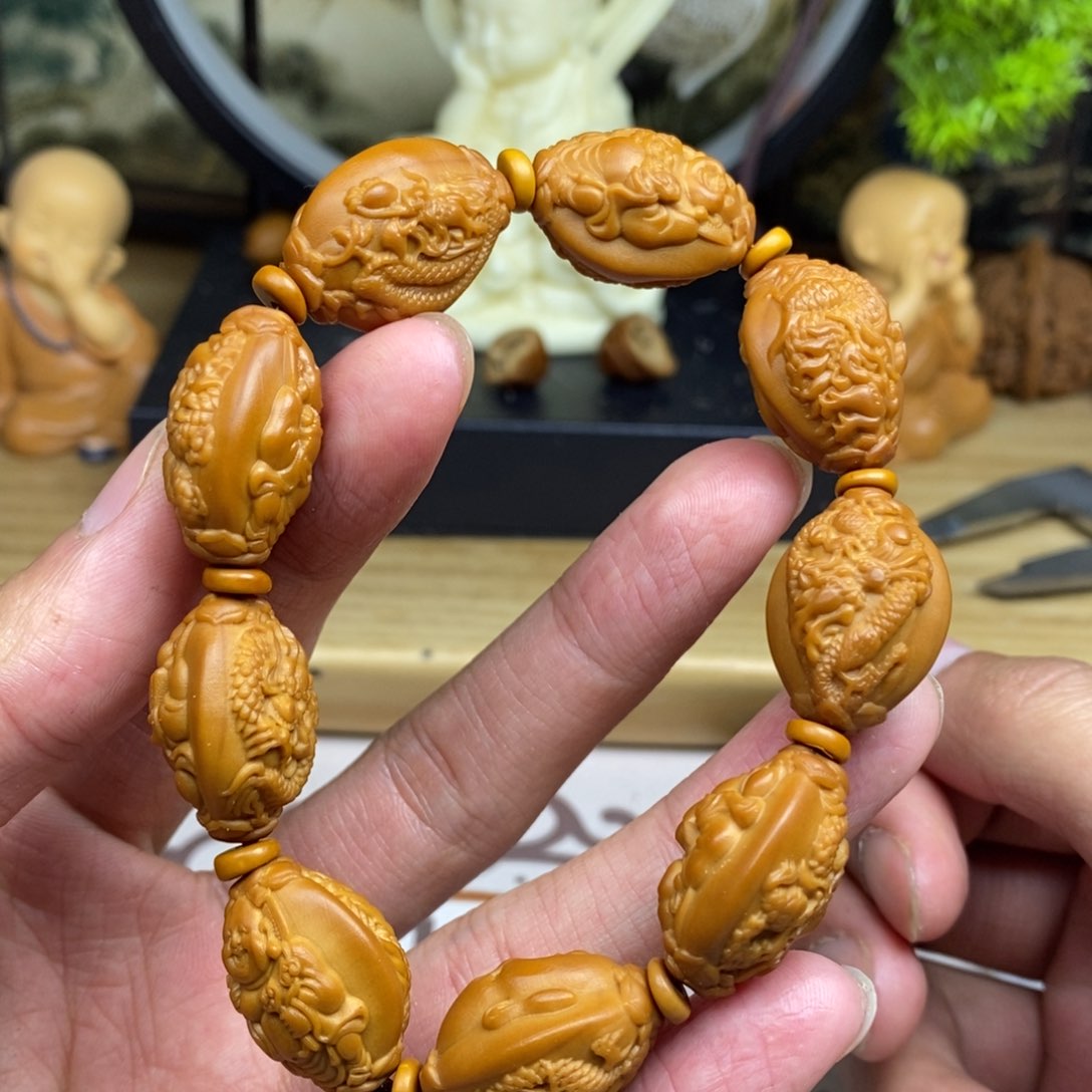 橄榄核手串/手链橄榄核雕工艺手串