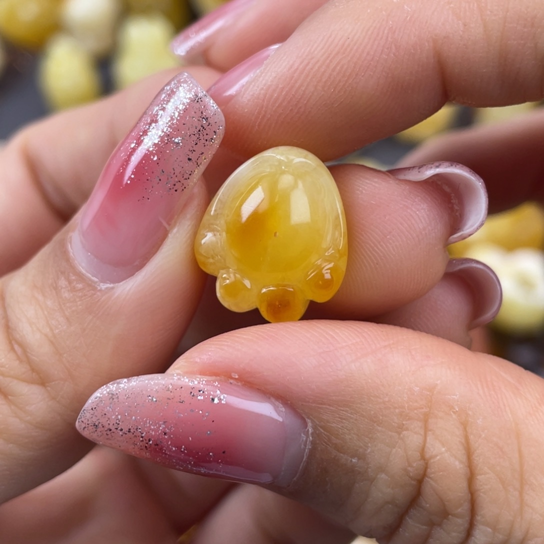 琥珀裸石未镶嵌蜜蜡