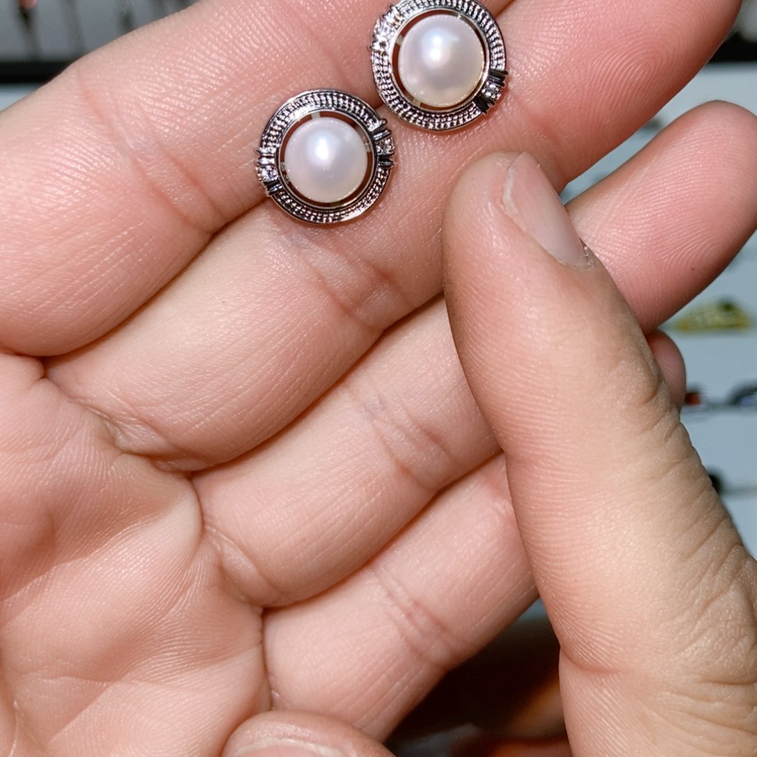 绿水晶戒指银S925镶嵌