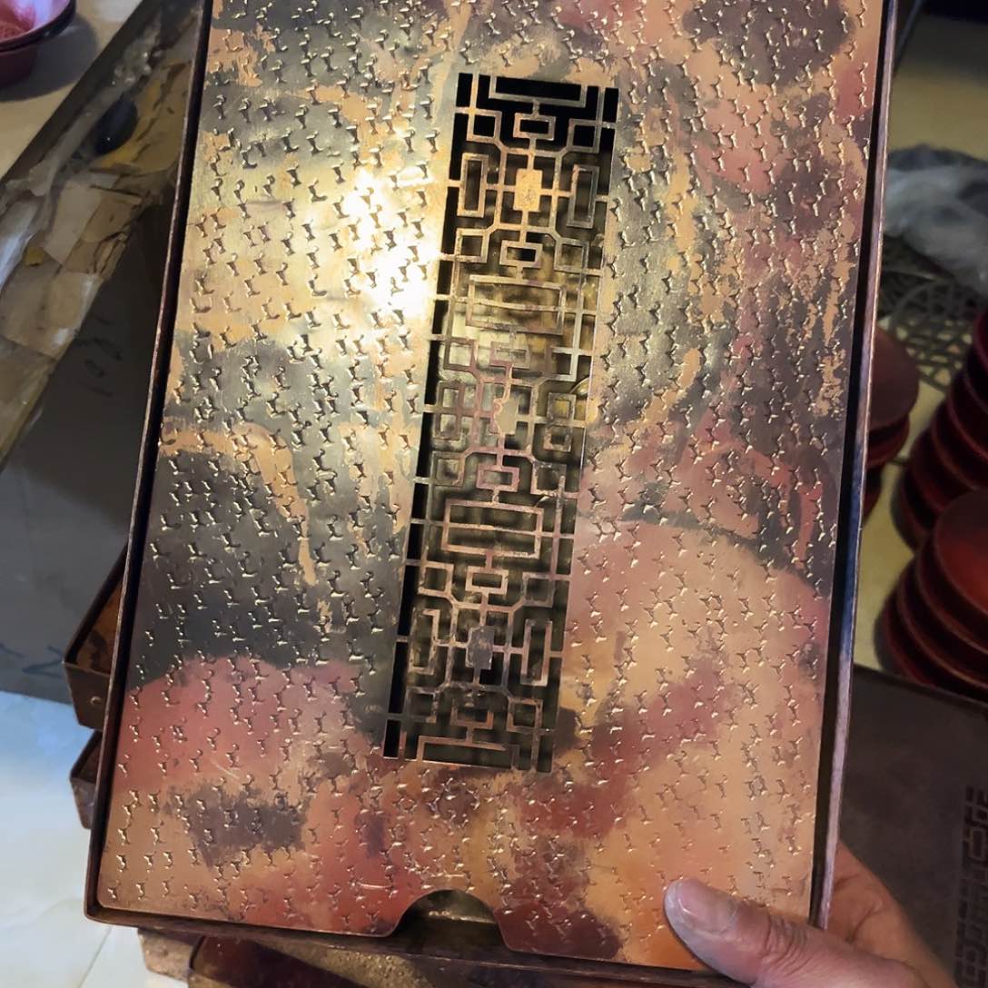 手工锻打工艺方淬火茶盘