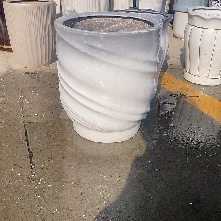 渐变灰螺旋纹大号口32高36福利