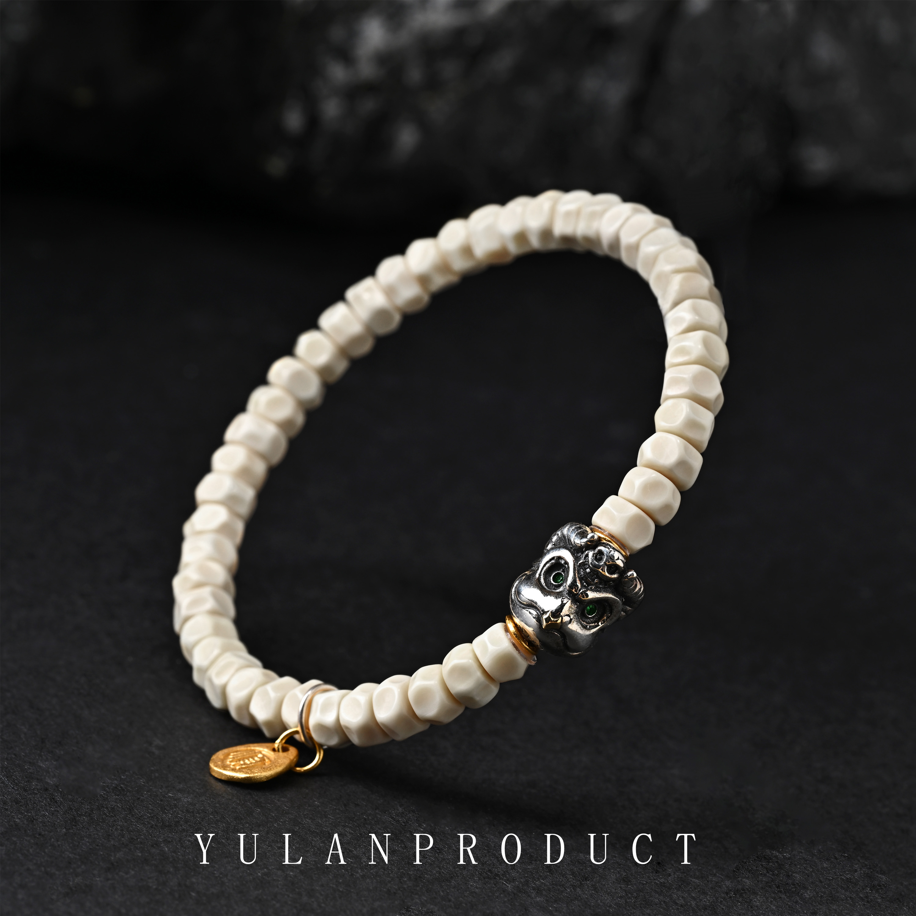 925银银制品 【御炁 鲲鹏】-怒而飞 翼若垂天-猛犸牙无相-6mm左右