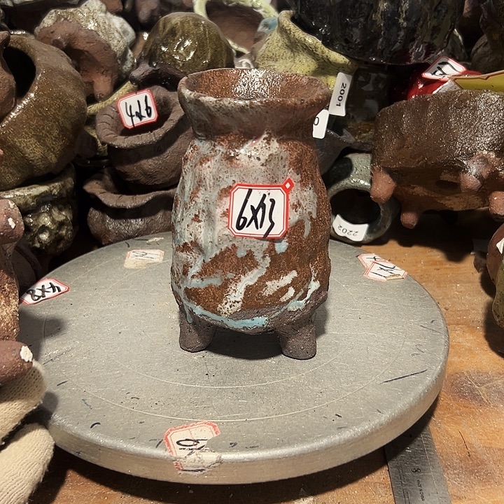 粗陶花盆制作就这样的啊