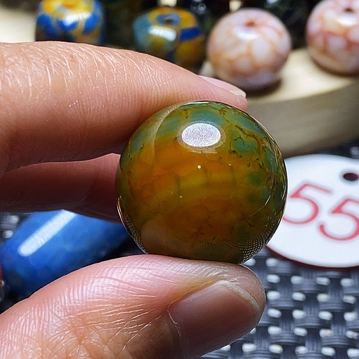 华***哥玛瑙/玉髓未镶嵌颈饰