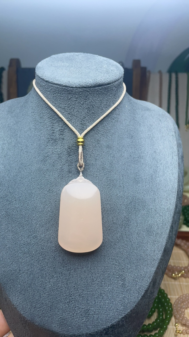 《诚瑞珠业》天然青海平安无事牌男女款时尚玉石