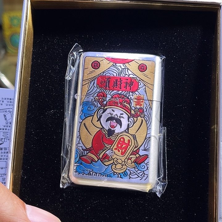 铜佐罗790银拉丝顺财神