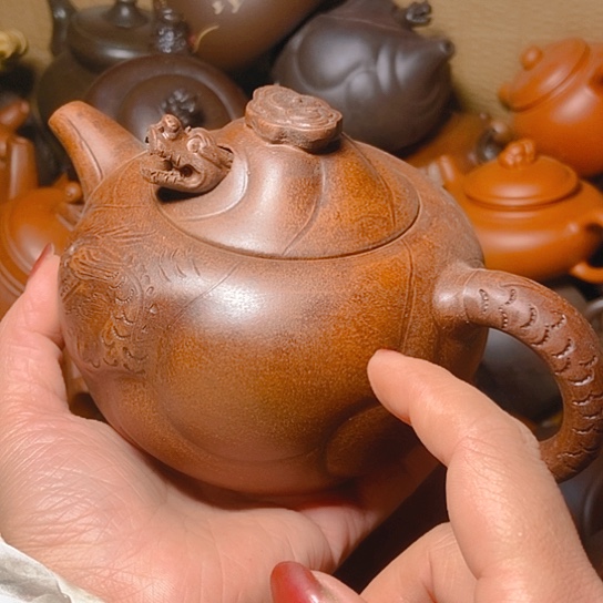 全手工制作宜兴紫砂壶