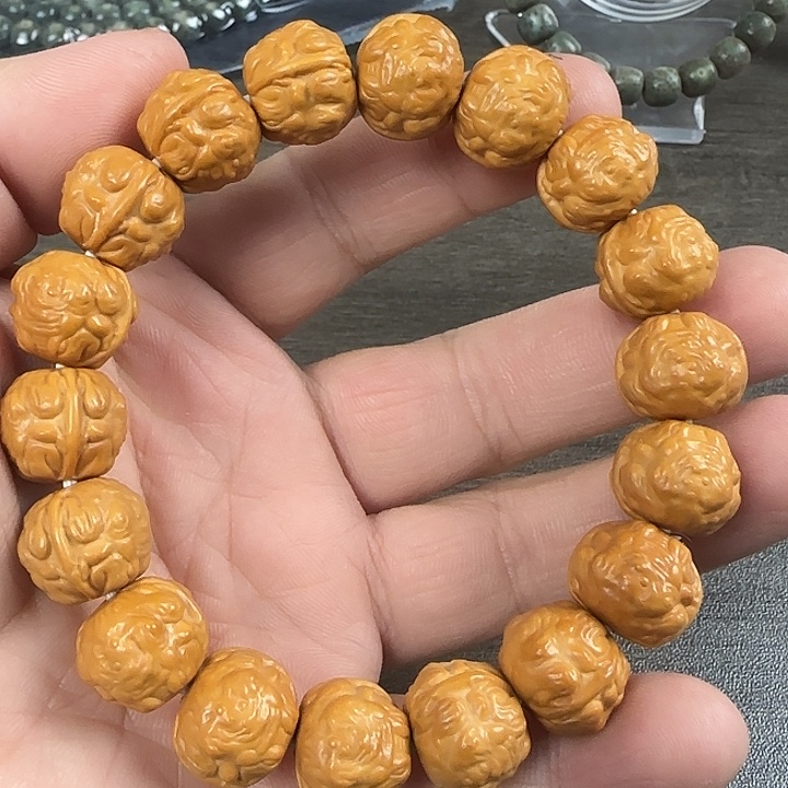 星月菩提手串卷王文玩闪拍--10