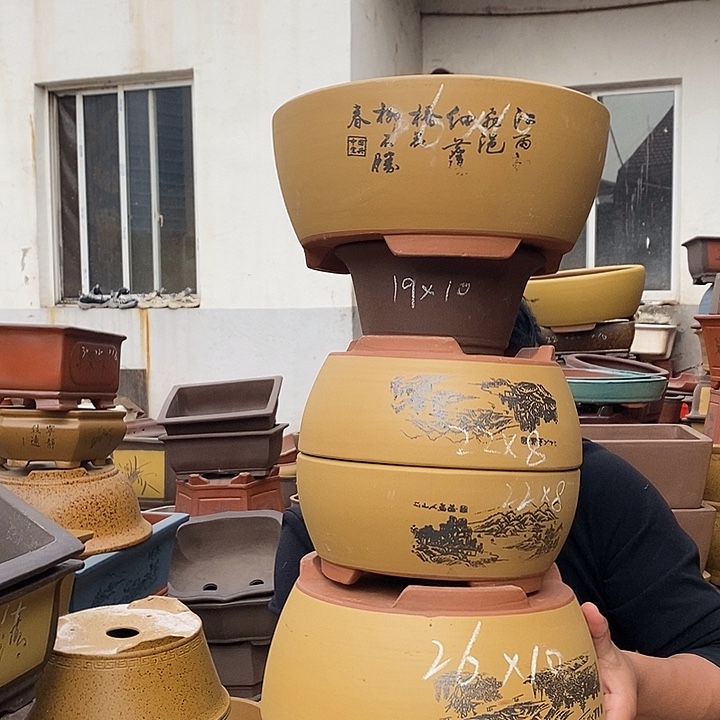 紫砂花盆宜兴紫砂