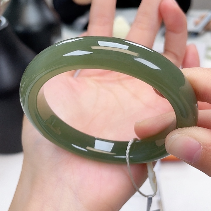 和田玉手镯5657未镶嵌