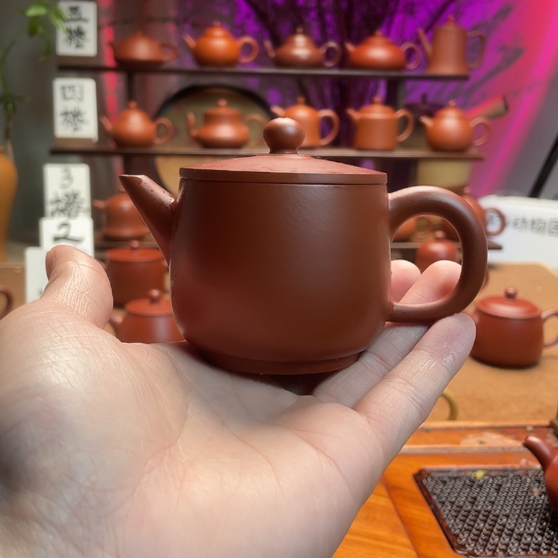 紫砂茶壶D****2朱泥汉瓦140c