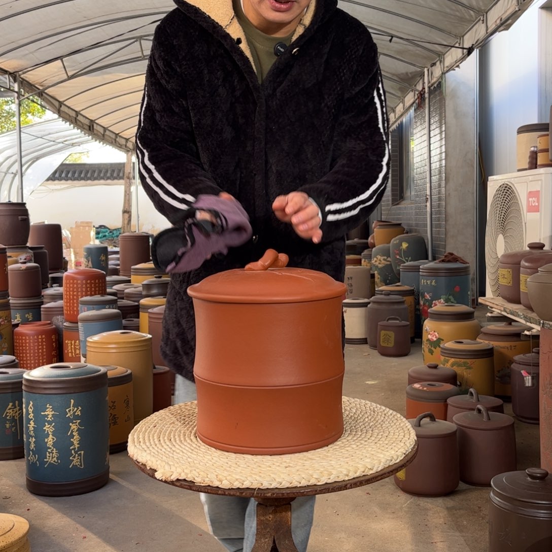 茶叶罐紫砂8 饼茶叶罐