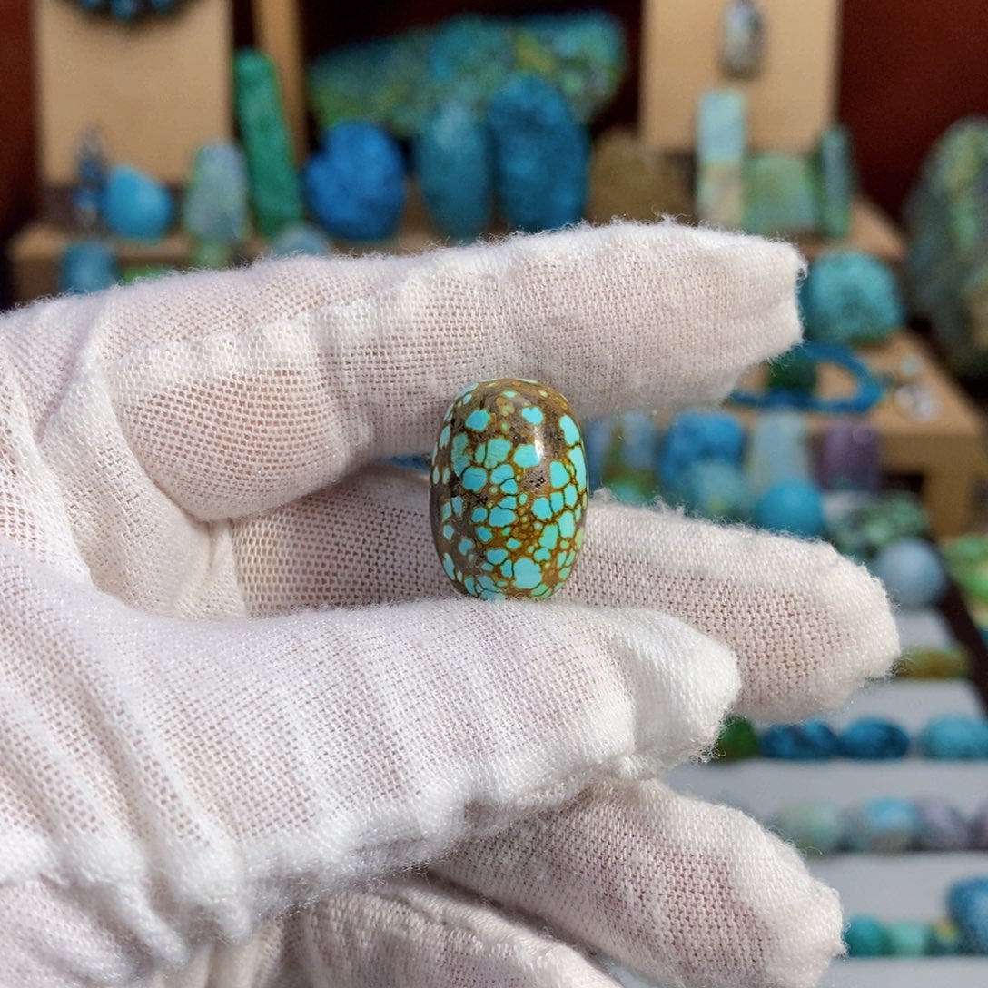 定制绿松石炫彩枣珠